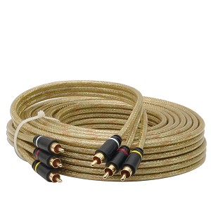 25' GoldX PlusSeries Composite (M) to (M) Video/Audio Cable w/24